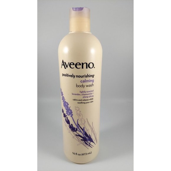 Aveeno Bath & Body Aveeno Positively Nourishing Body Wash 6 Fl Oz Calming Lavender Chamomile